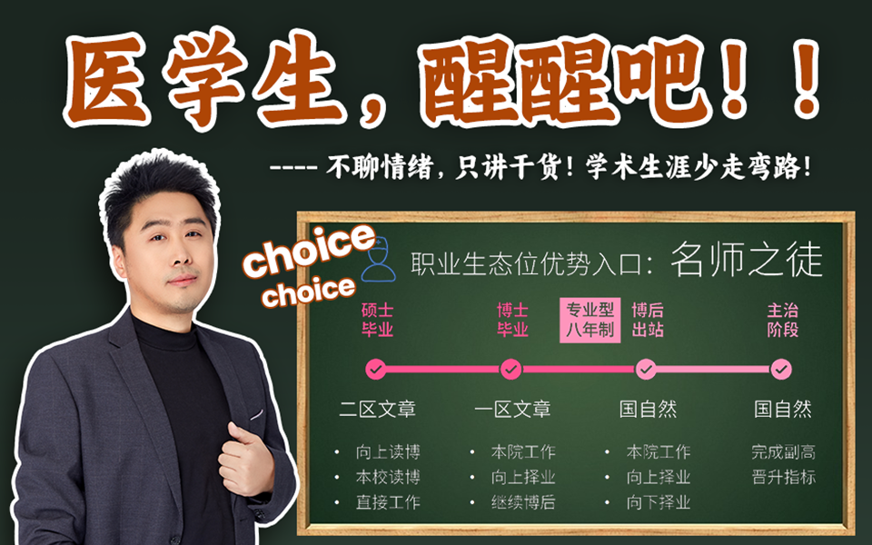 医学生，醒醒吧！别让盲目的努力毁了你的前途