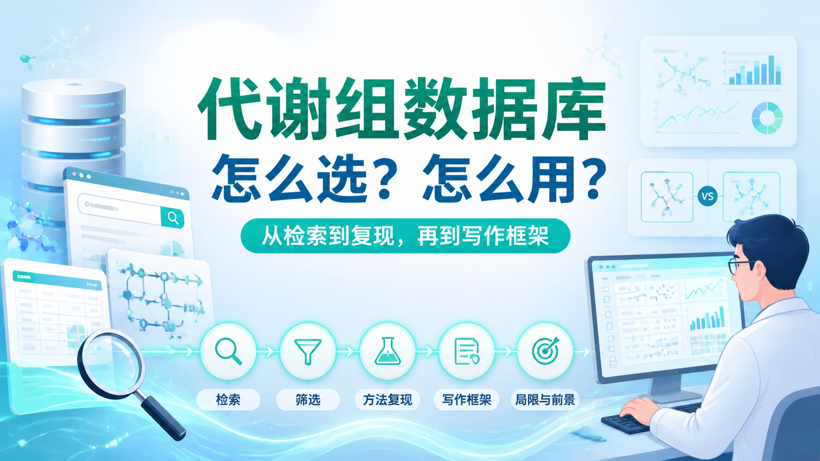 代谢组数据库研究指南：4步快速入门