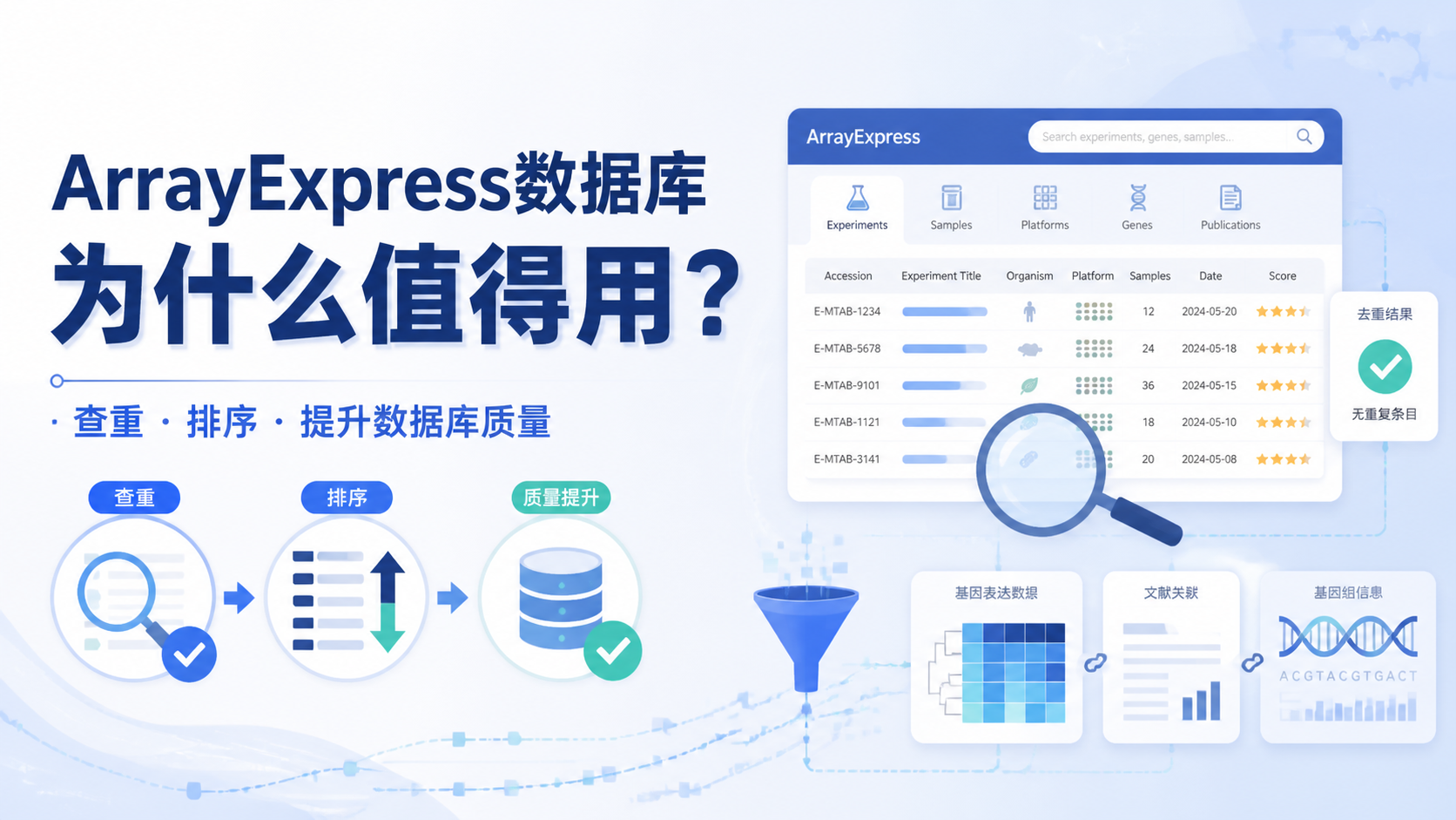ArrayExpress数据库能做什么？4个实战应用揭秘