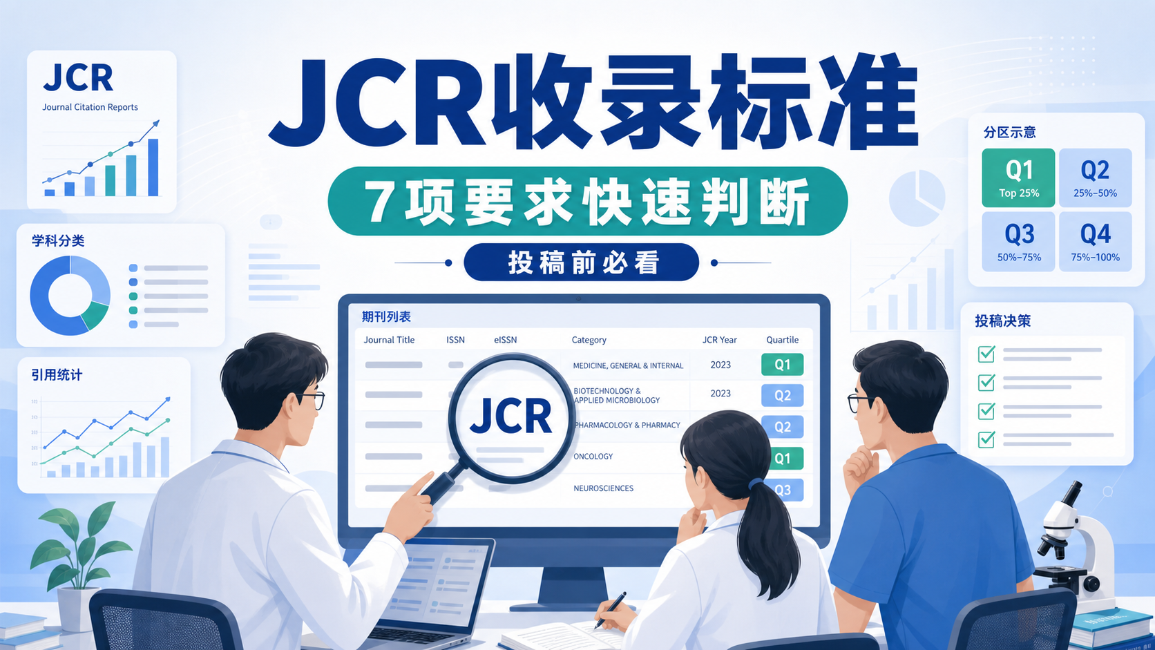 JCR收录标准到底难在哪？7项严苛要求