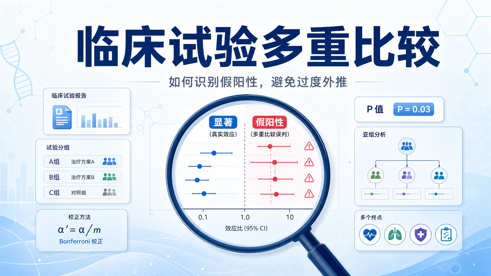 临床试验多重比较为何易致假阳性?