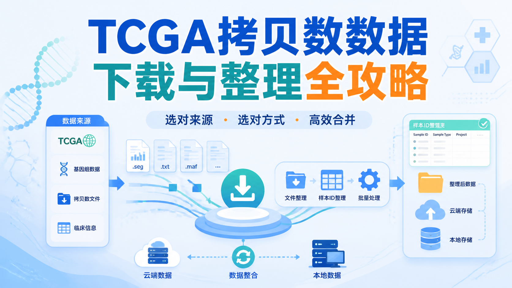 TCGA拷贝数数据使用的3个核心步骤