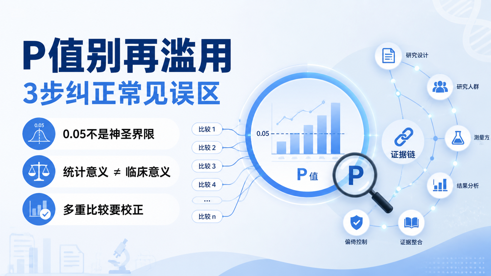 3步掌握P值滥用纠正方法