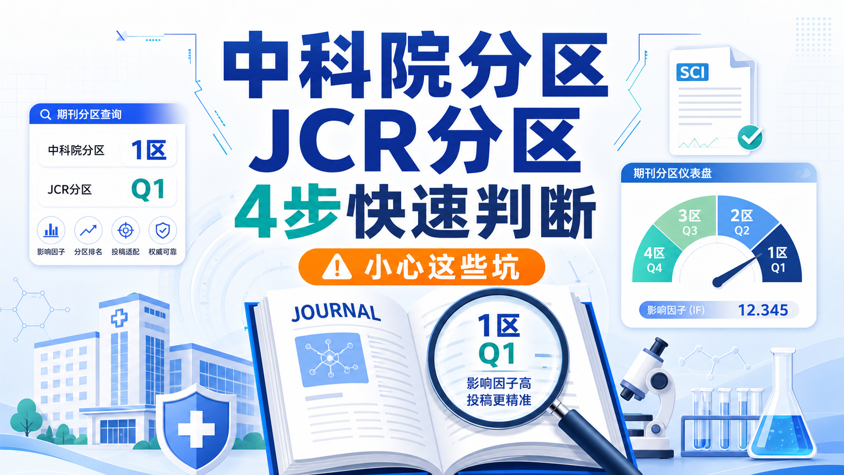 中科院分区标准怎么查？4步快速判断期刊