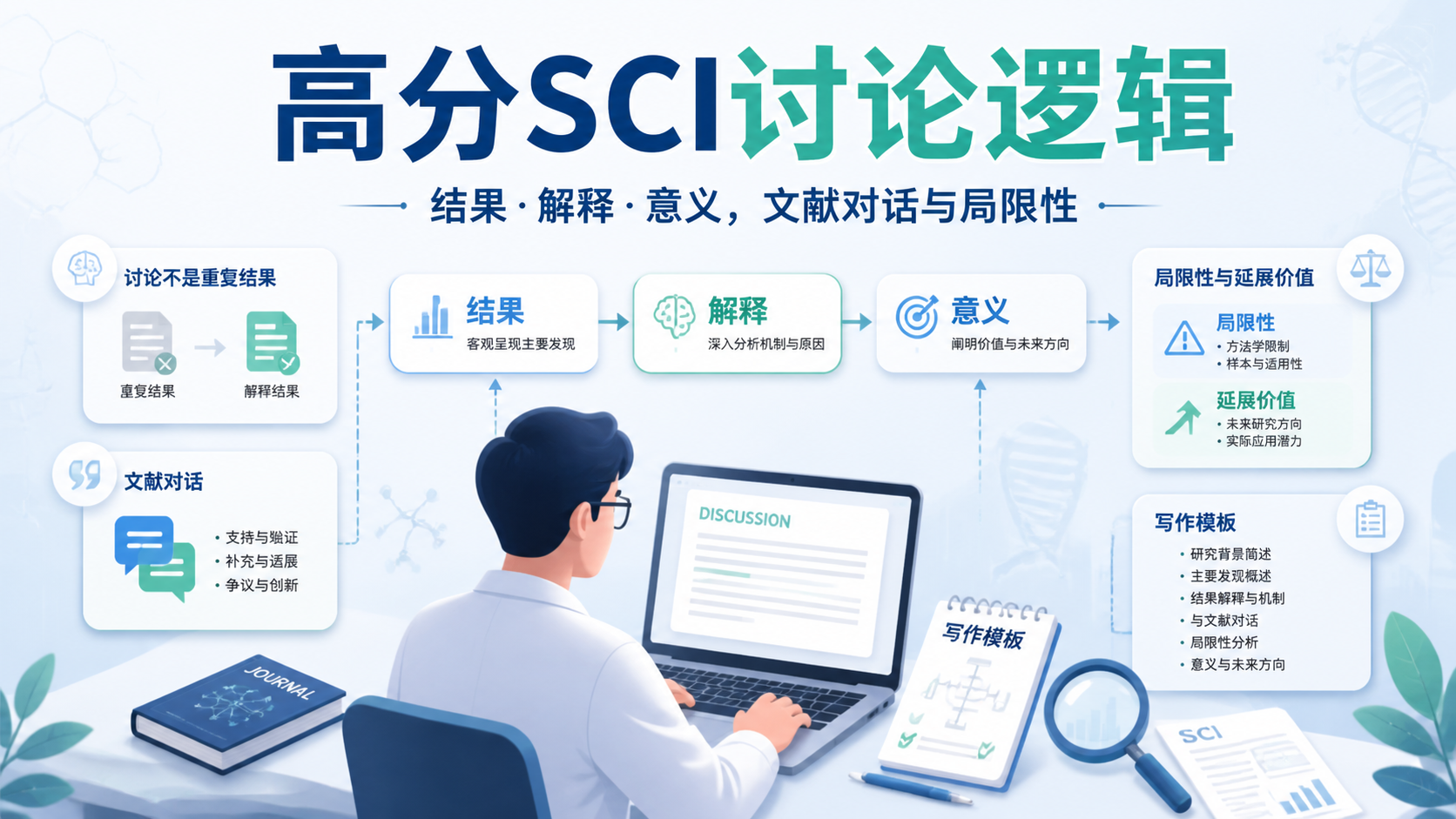 高分SCI讨论逻辑必看：3大核心要点