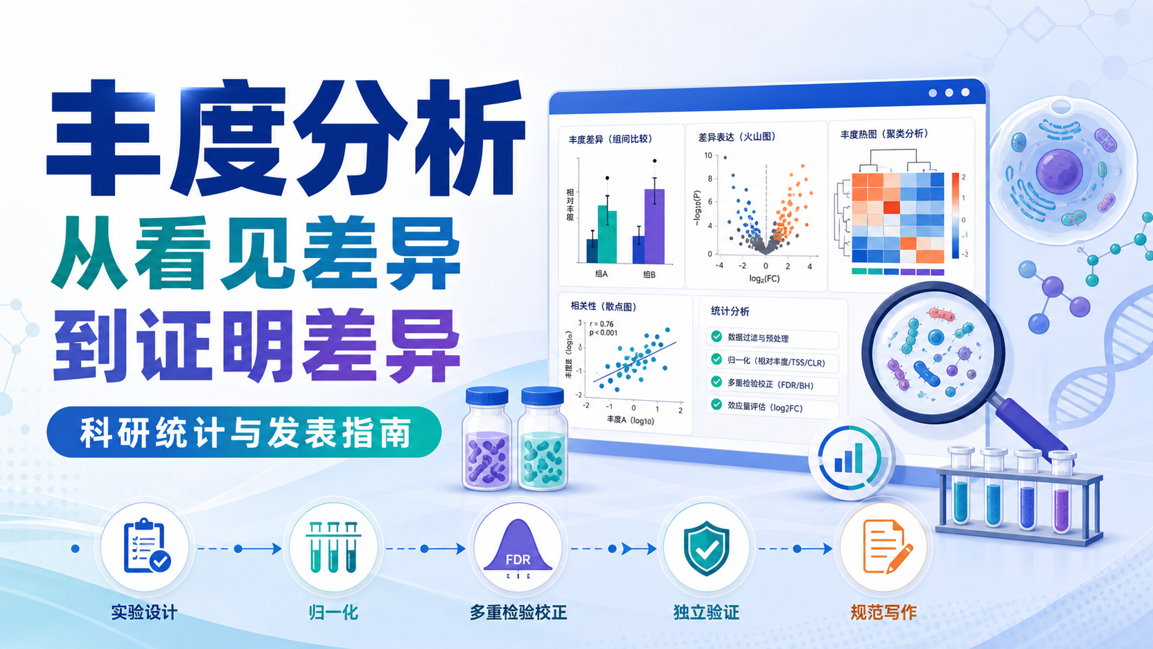 高影响力丰度分析:实验设计与统计要点