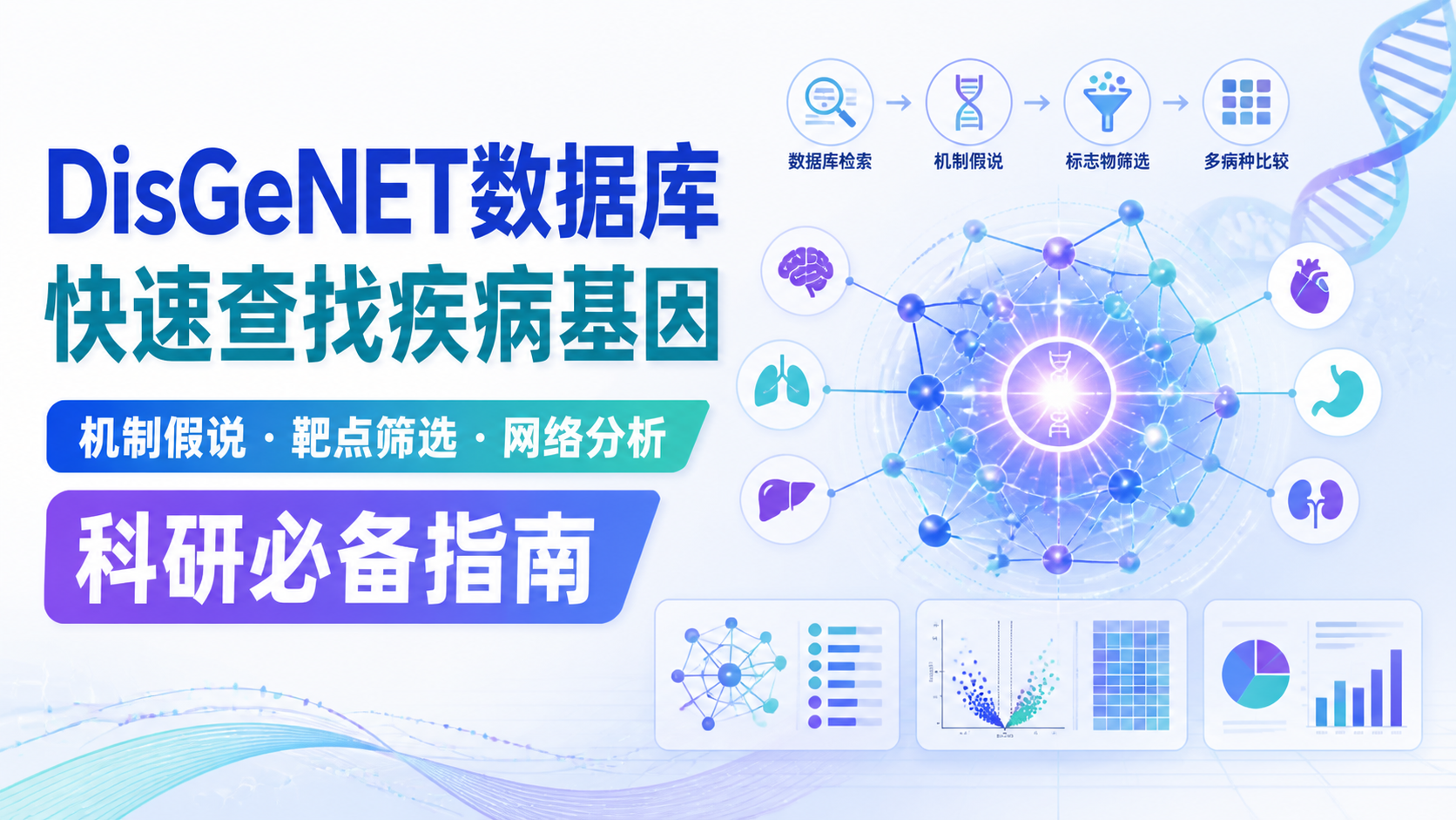 DisGeNET数据库能做什么？4个科研场景详解