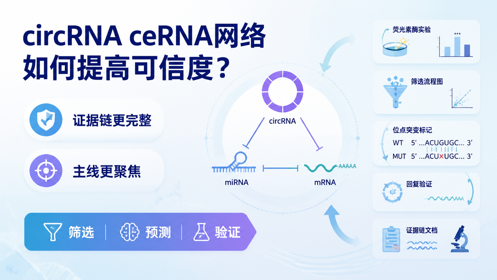 circRNA ceRNA网络研究的3大关键难点是什么？