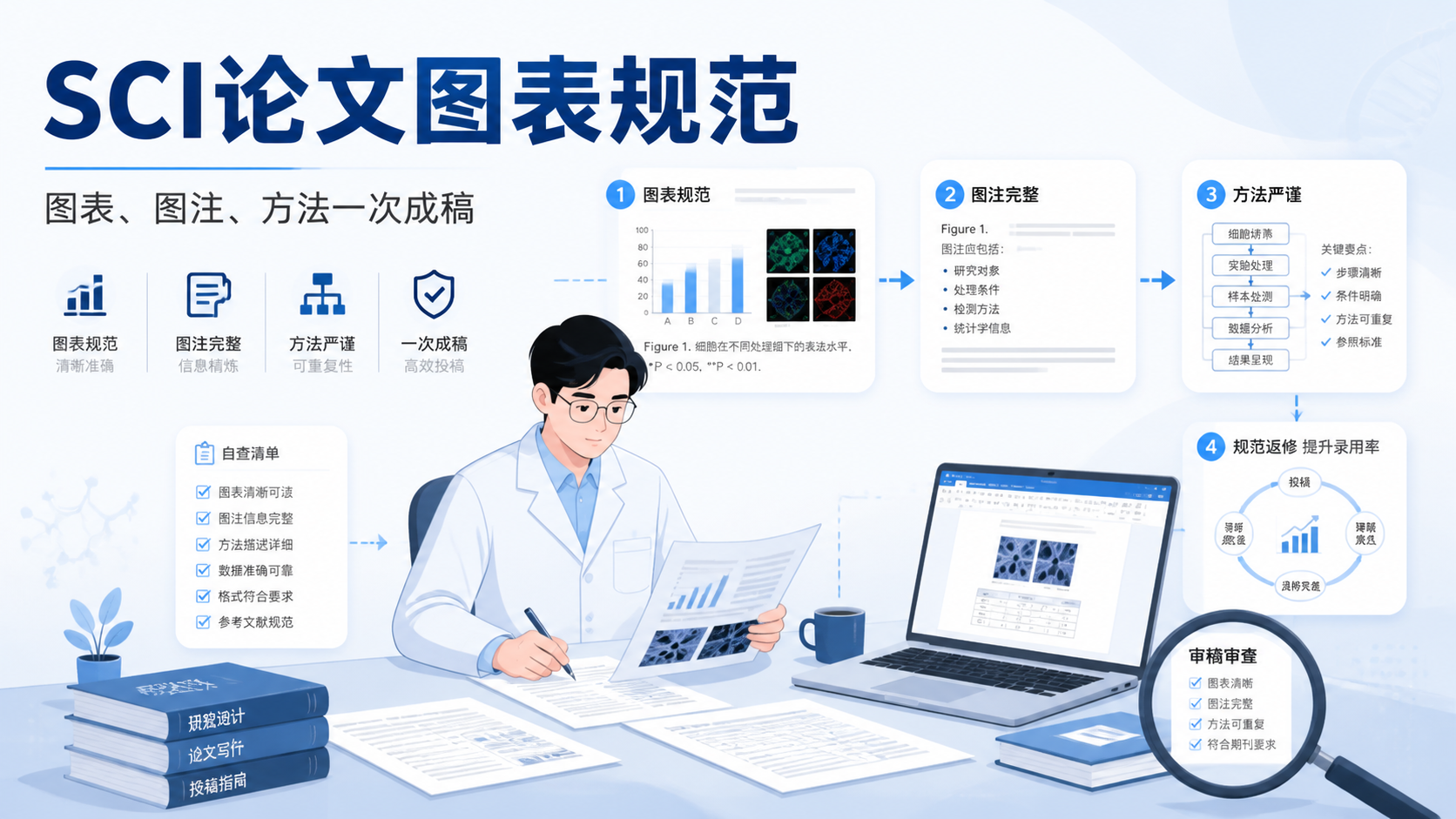 如何写好SCI图表规范？7个实用技巧