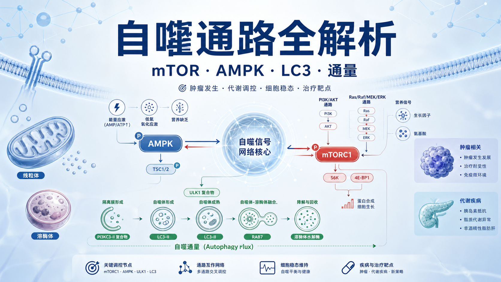 mTOR/AMPK自噬相关信号通路深度解读