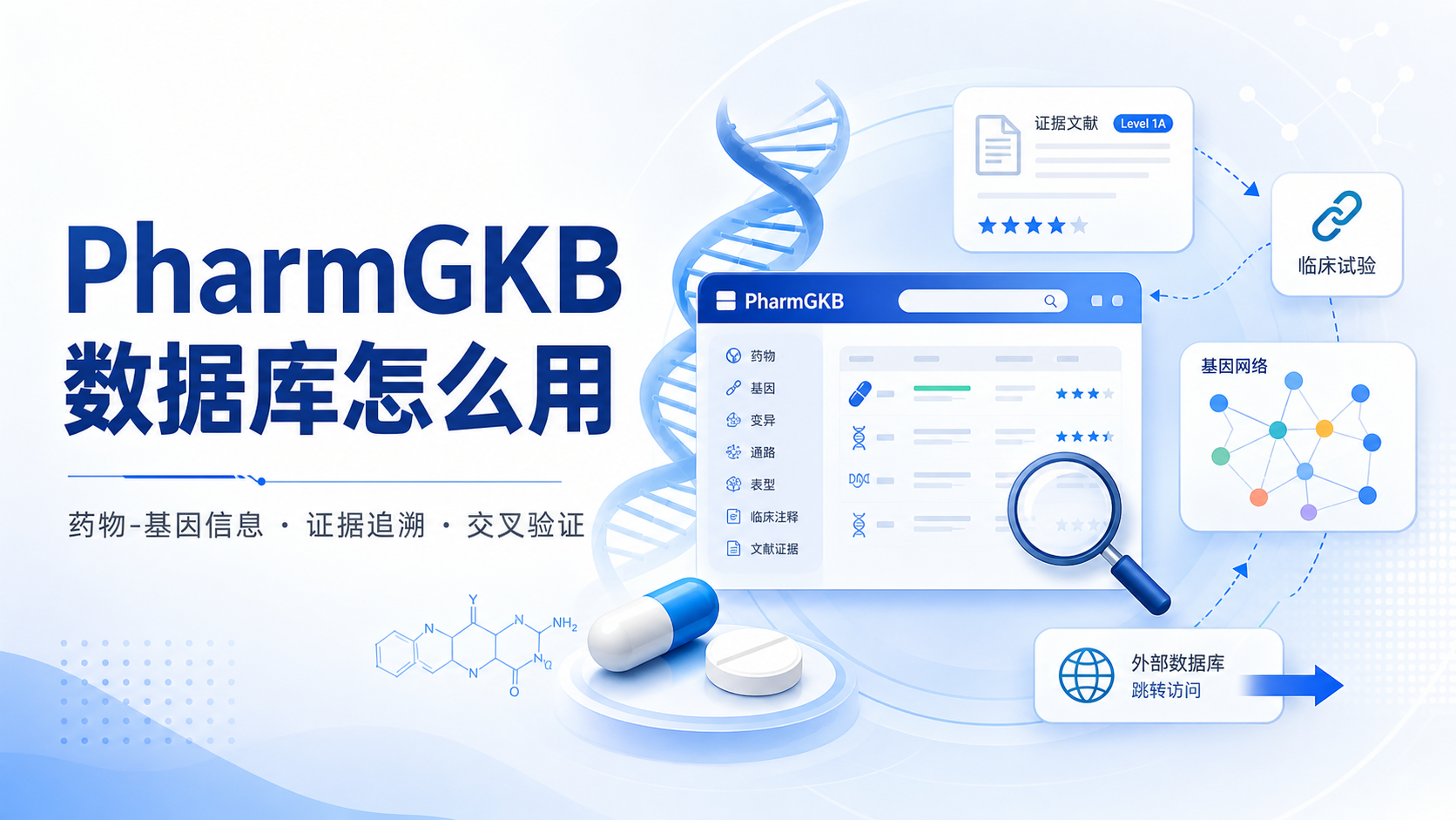 详解PharmGKB数据库：7类关键信息全梳理