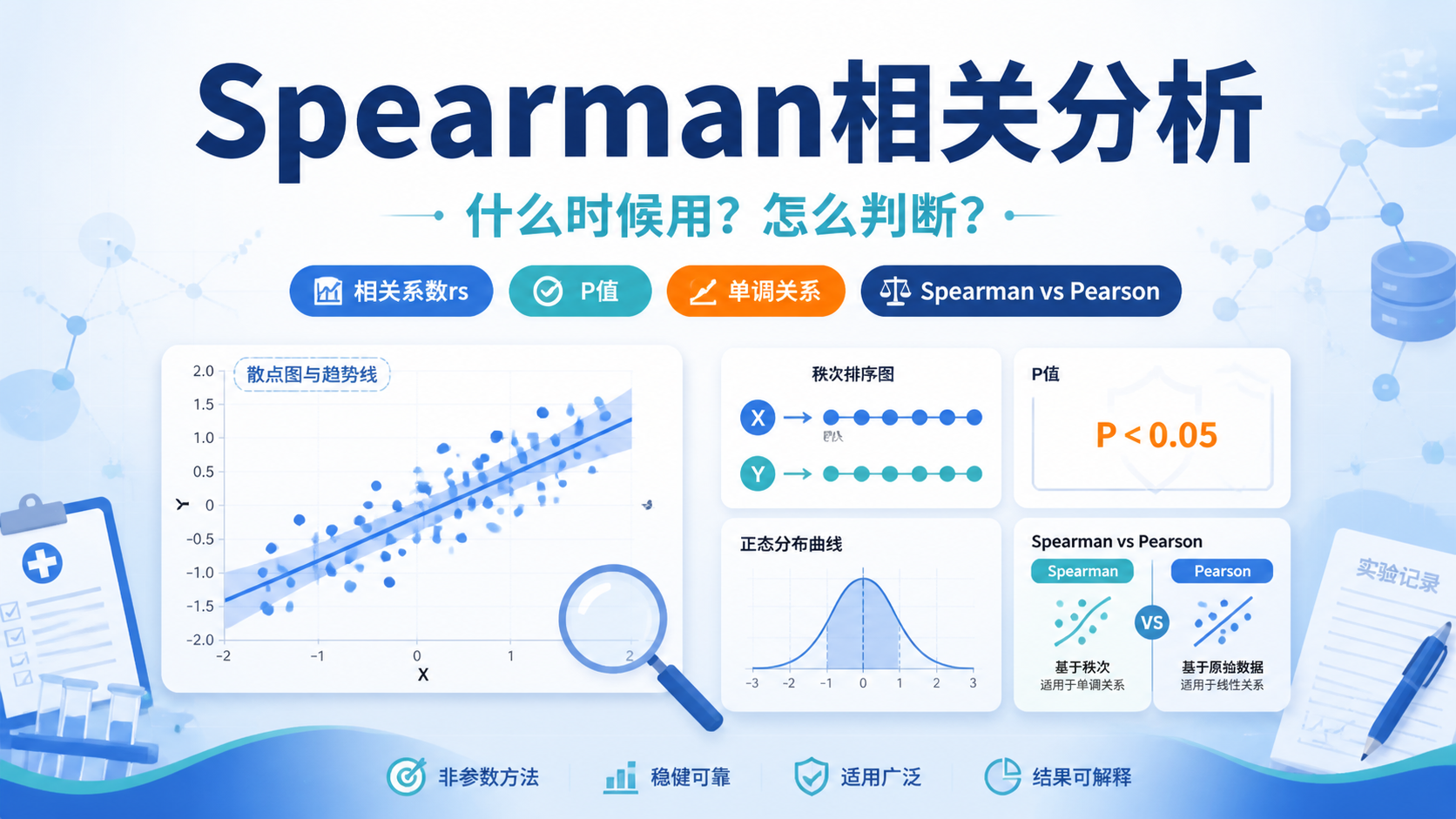 Spearman相关分析怎么做？4个实用技巧