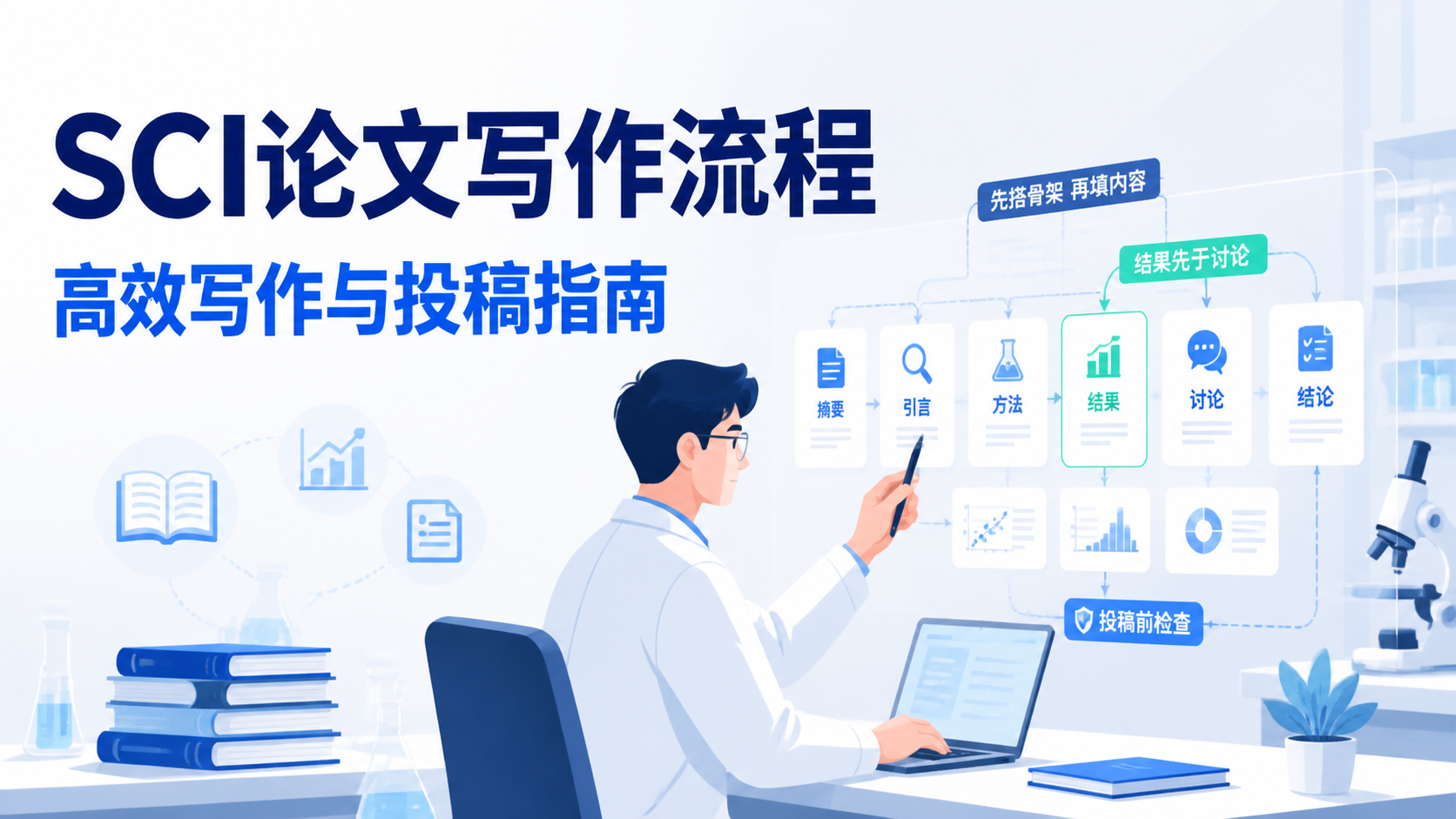 SCI论文写作流程怎么走？3个核心技巧