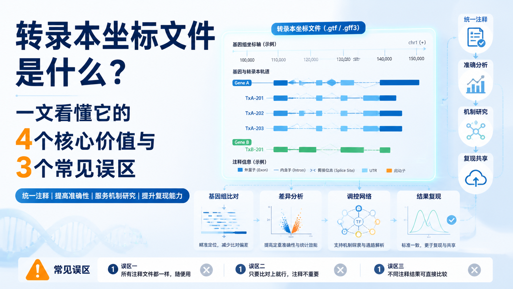 转录本坐标文件的4个核心价值揭秘
