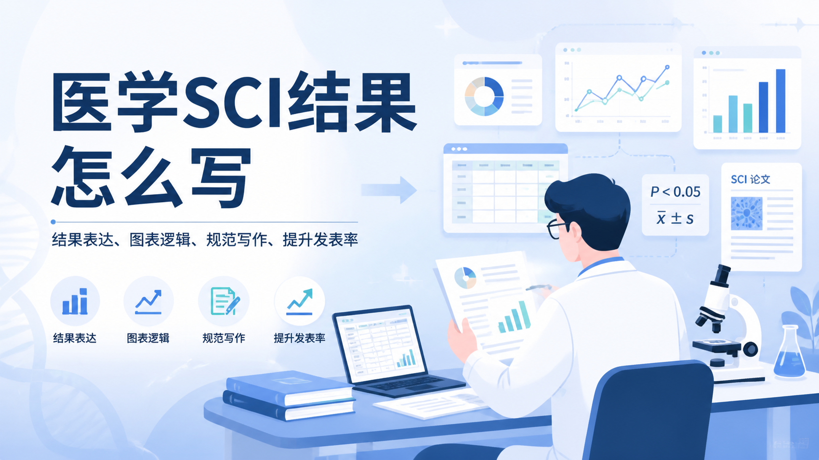 医学SCI结果数据表达：如何写得更专业？