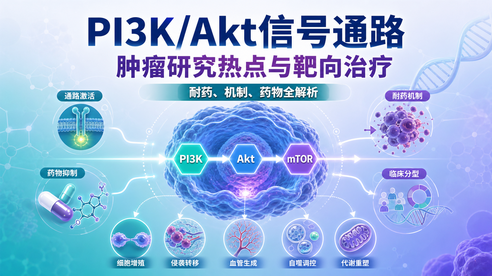 PI3K/Akt信号通路在肿瘤中的研究热点