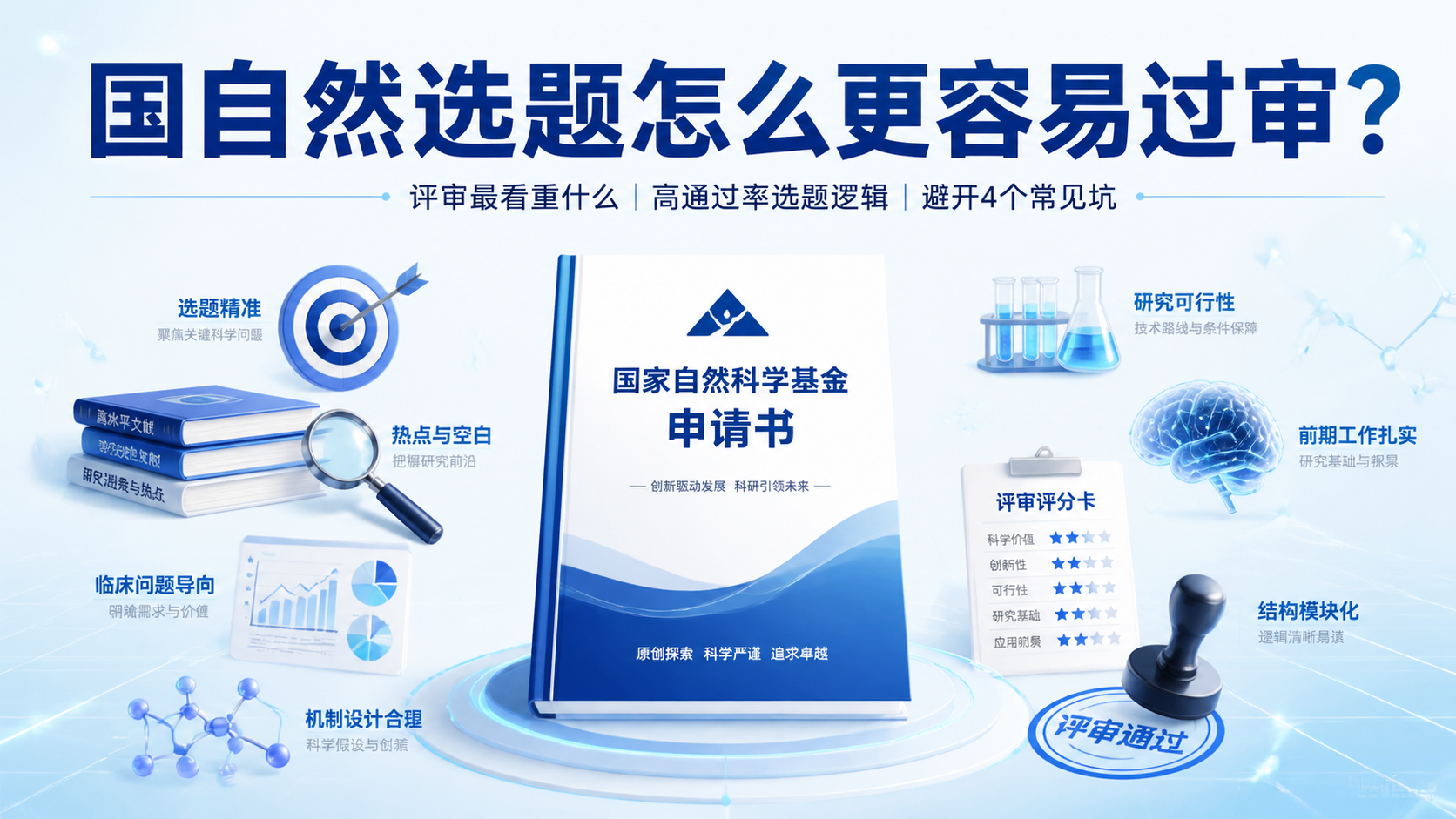 国自然选题技巧：如何做出高通过率选题？