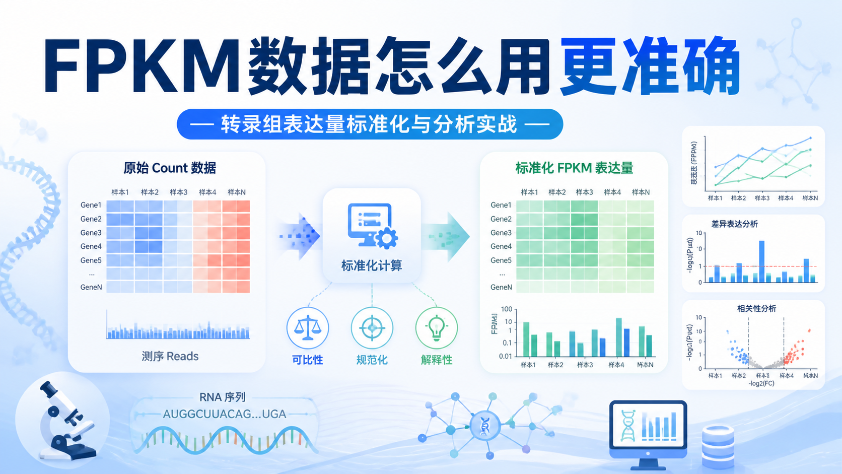 FPKM数据如何提高转录组分析？
