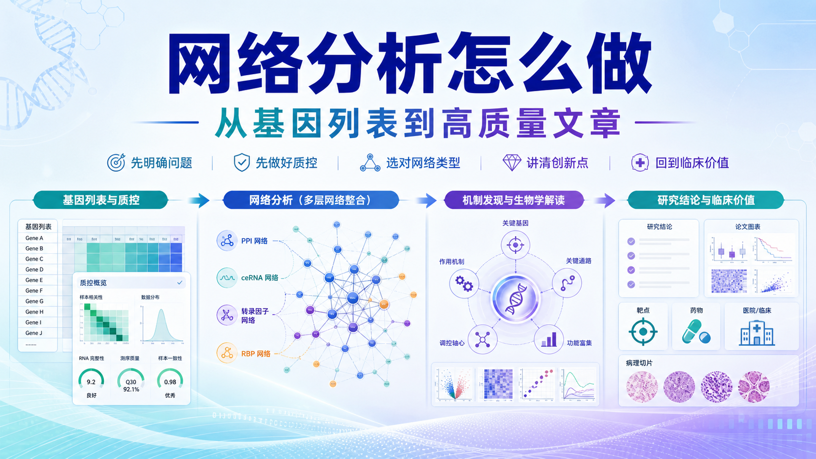 生信网络分析基础:从数据到结论