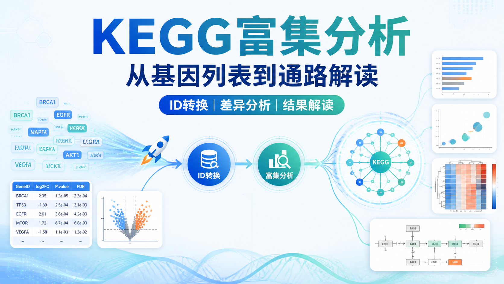 3步搞懂KEGG富集分析的核心逻辑