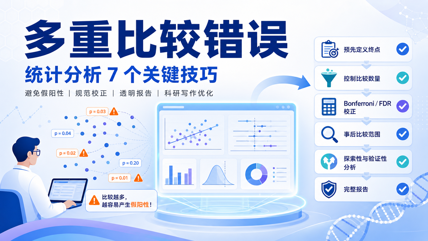 如何避免多重比较错误?7个技巧
