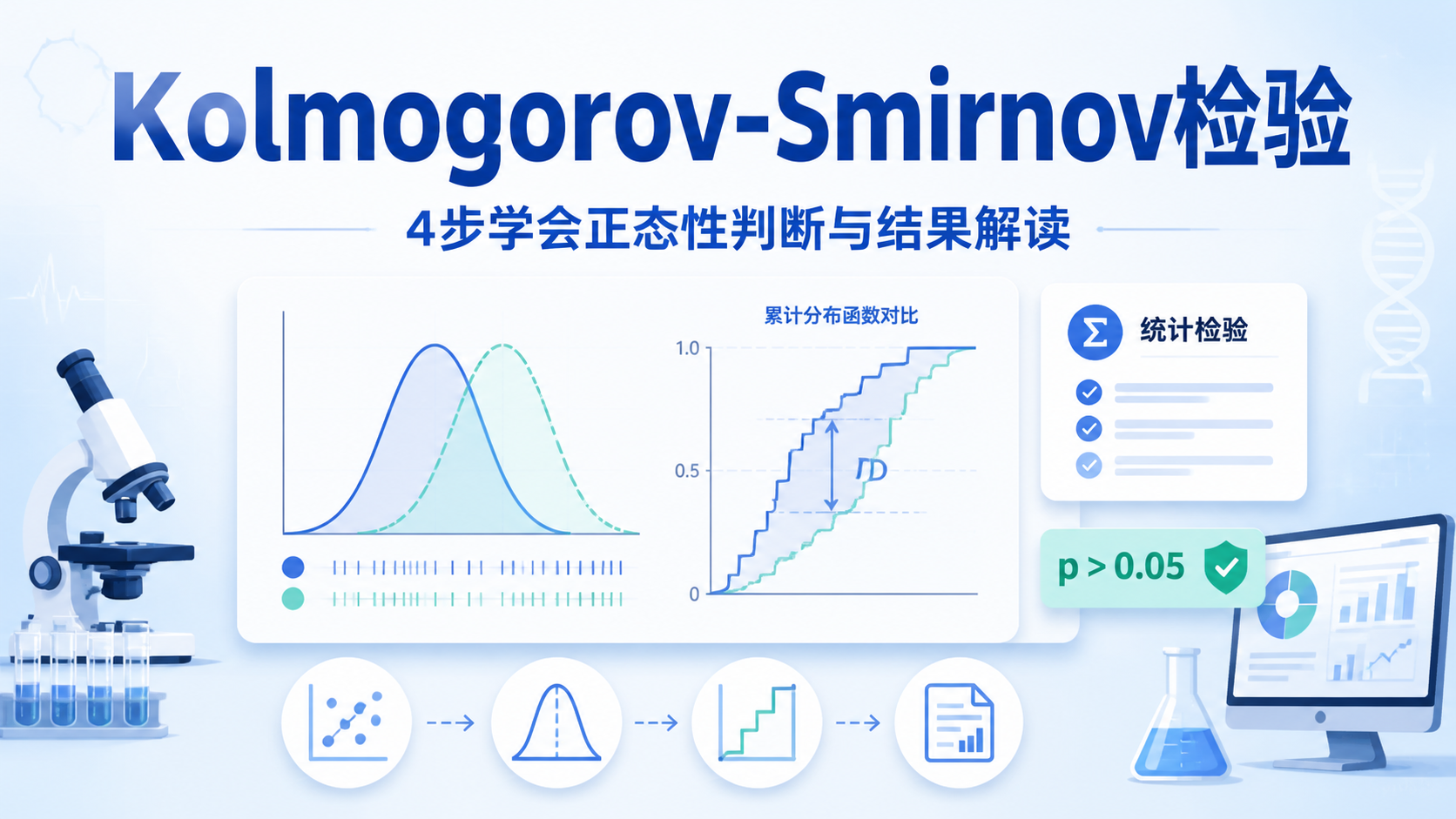 Kolmogorov-Smirnov检验：4步精准应用指南