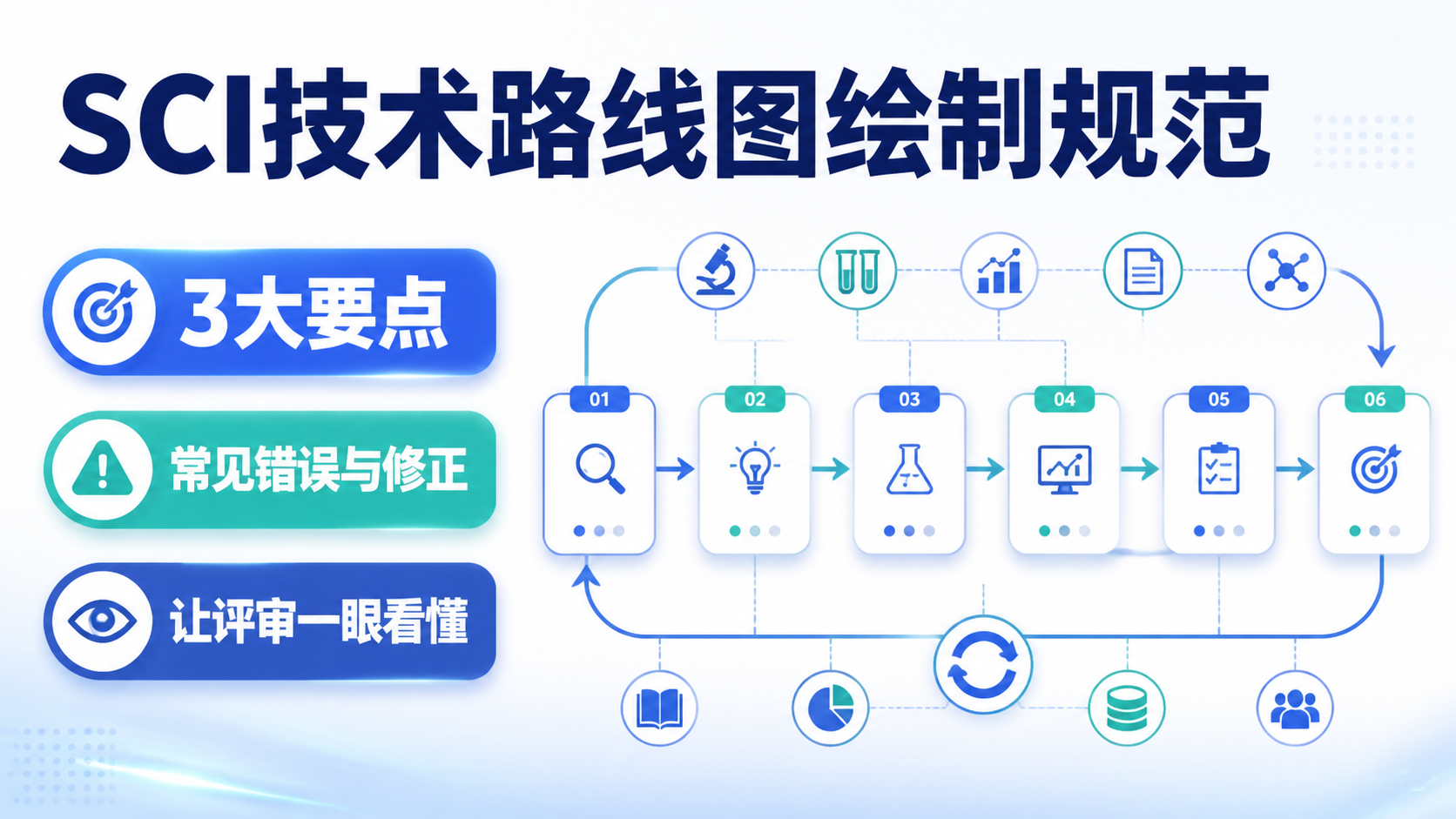 SCI技术路线图绘制规范怎么写？3大要点详解