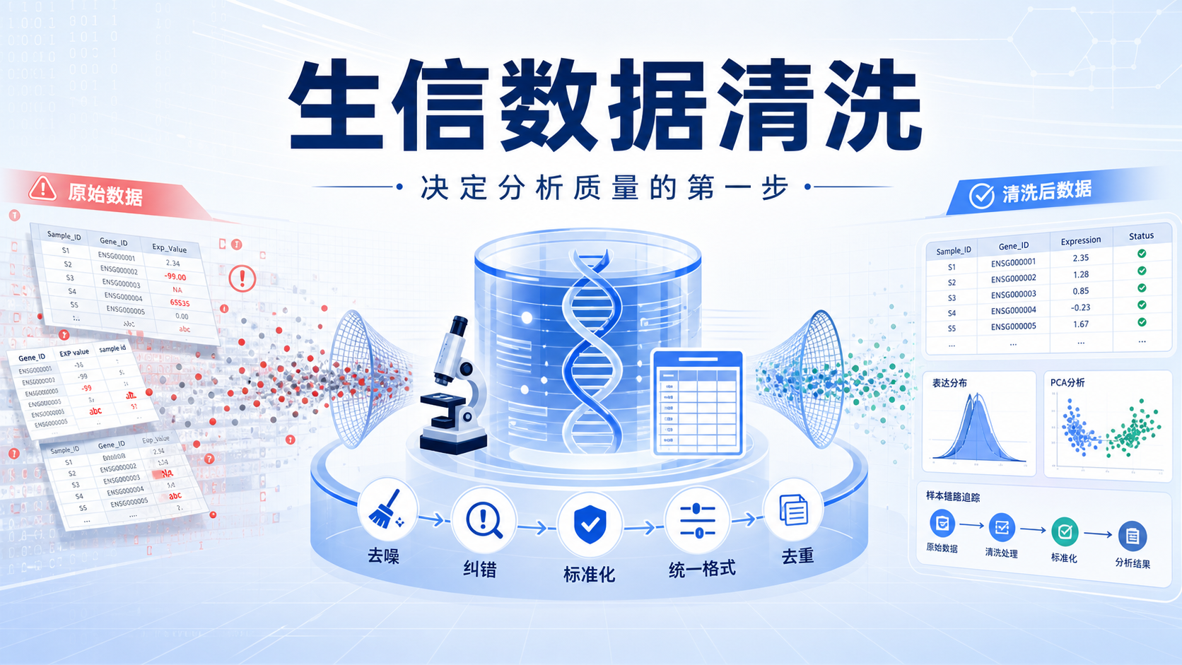 为什么生信数据清洗很重要？
