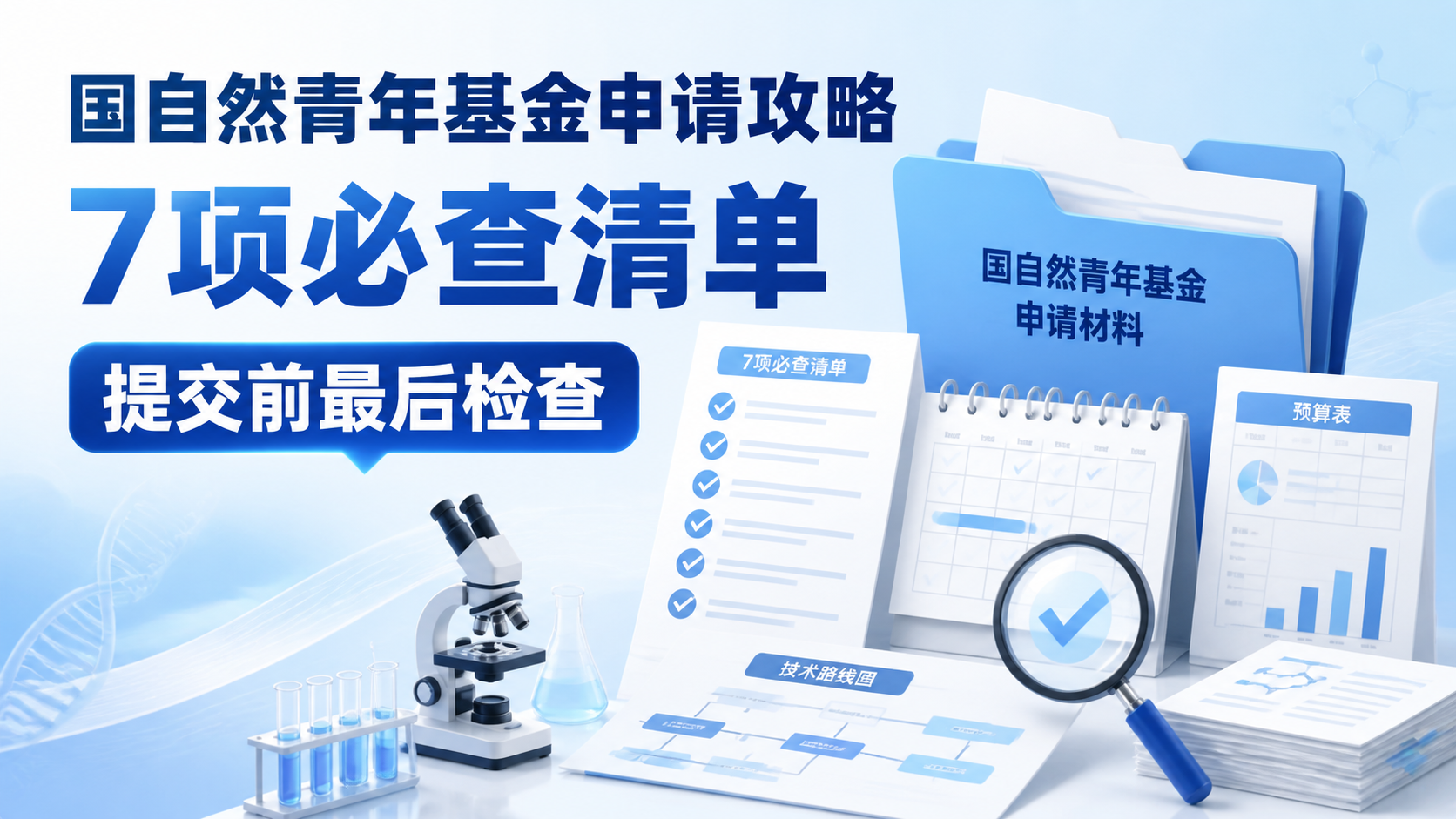 国自然青年基金材料怎么准备？7项必查清单