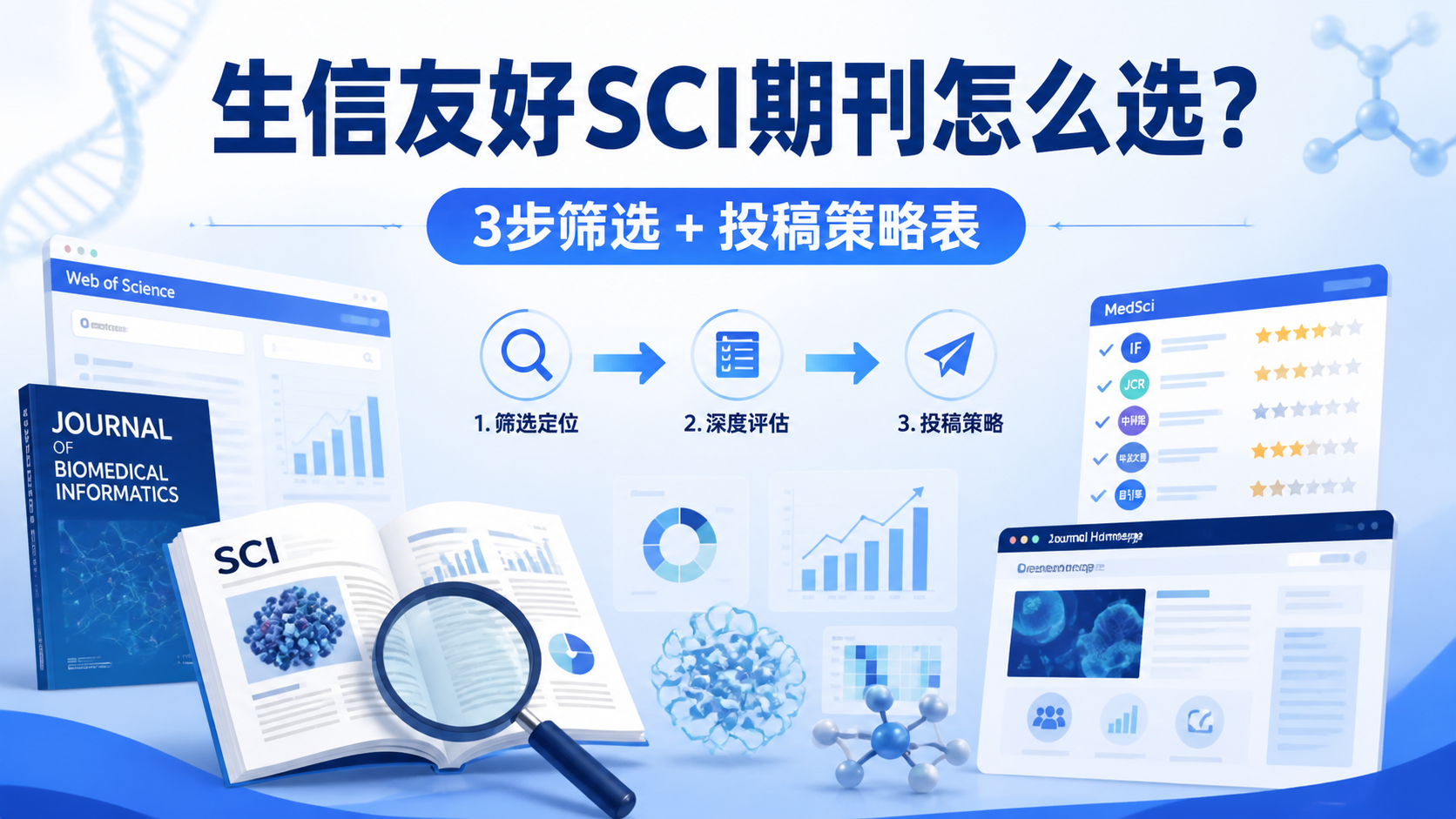 如何筛选生信友好SCI期刊？3步搞定