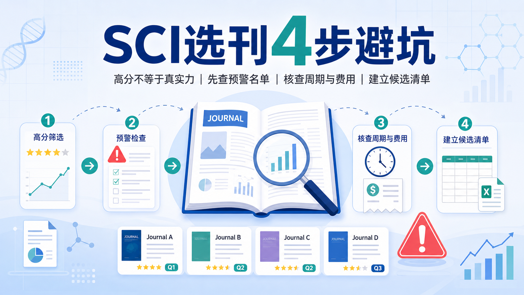 影响因子虚高期刊：4步精准避坑