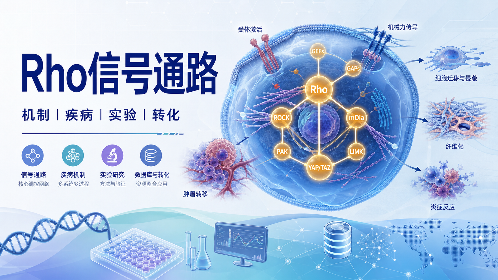 Rho信号通路研究进展与疾病机制