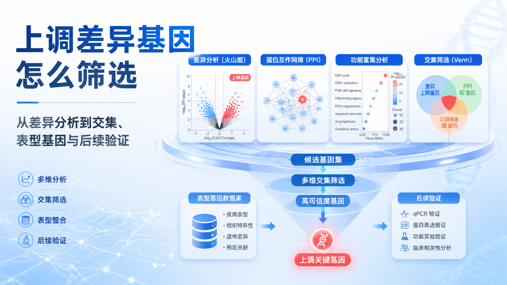 上调差异基因如何筛选？6个严谨方法
