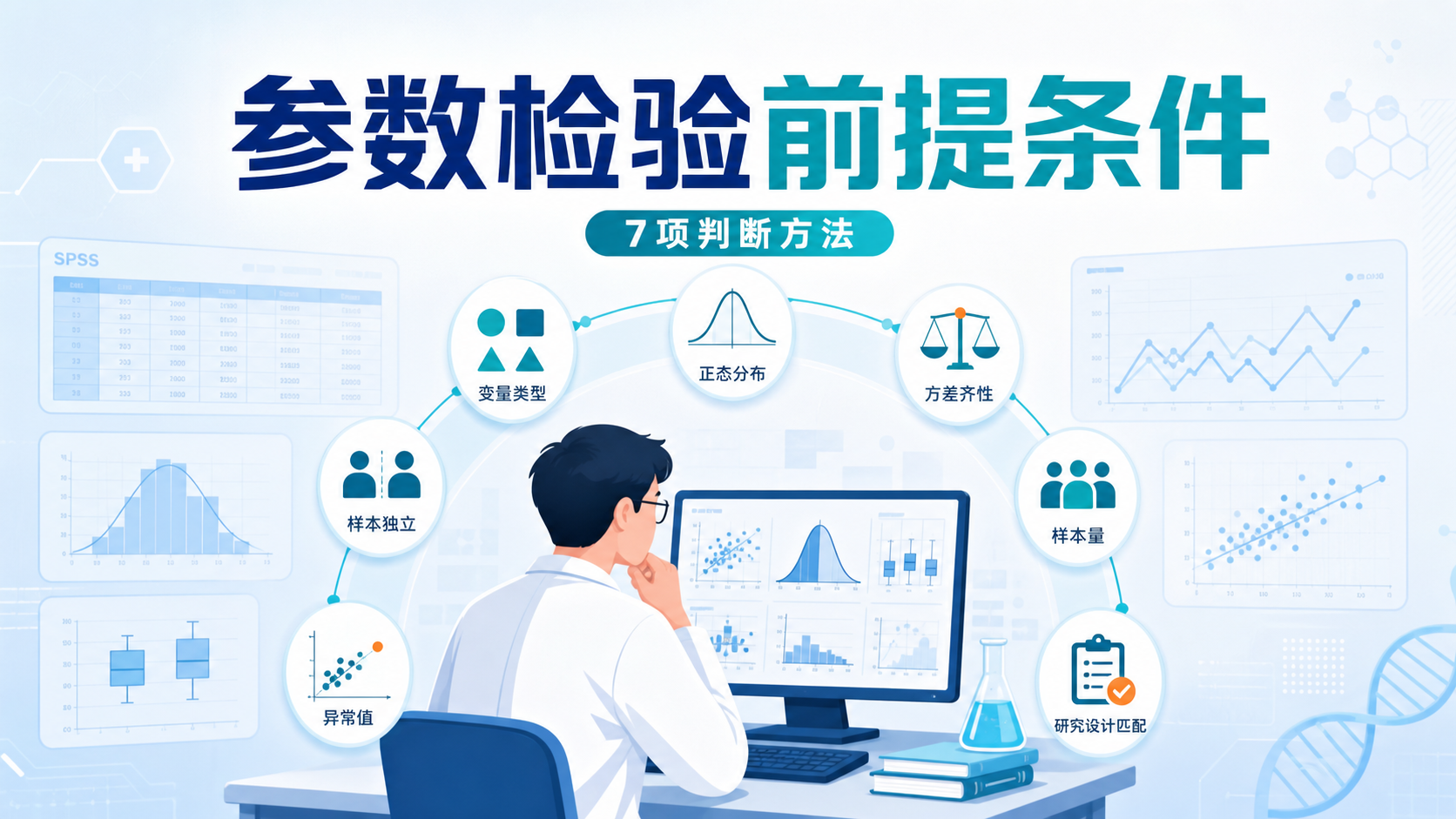 医生必读！参数检验前提条件7项如何判断？