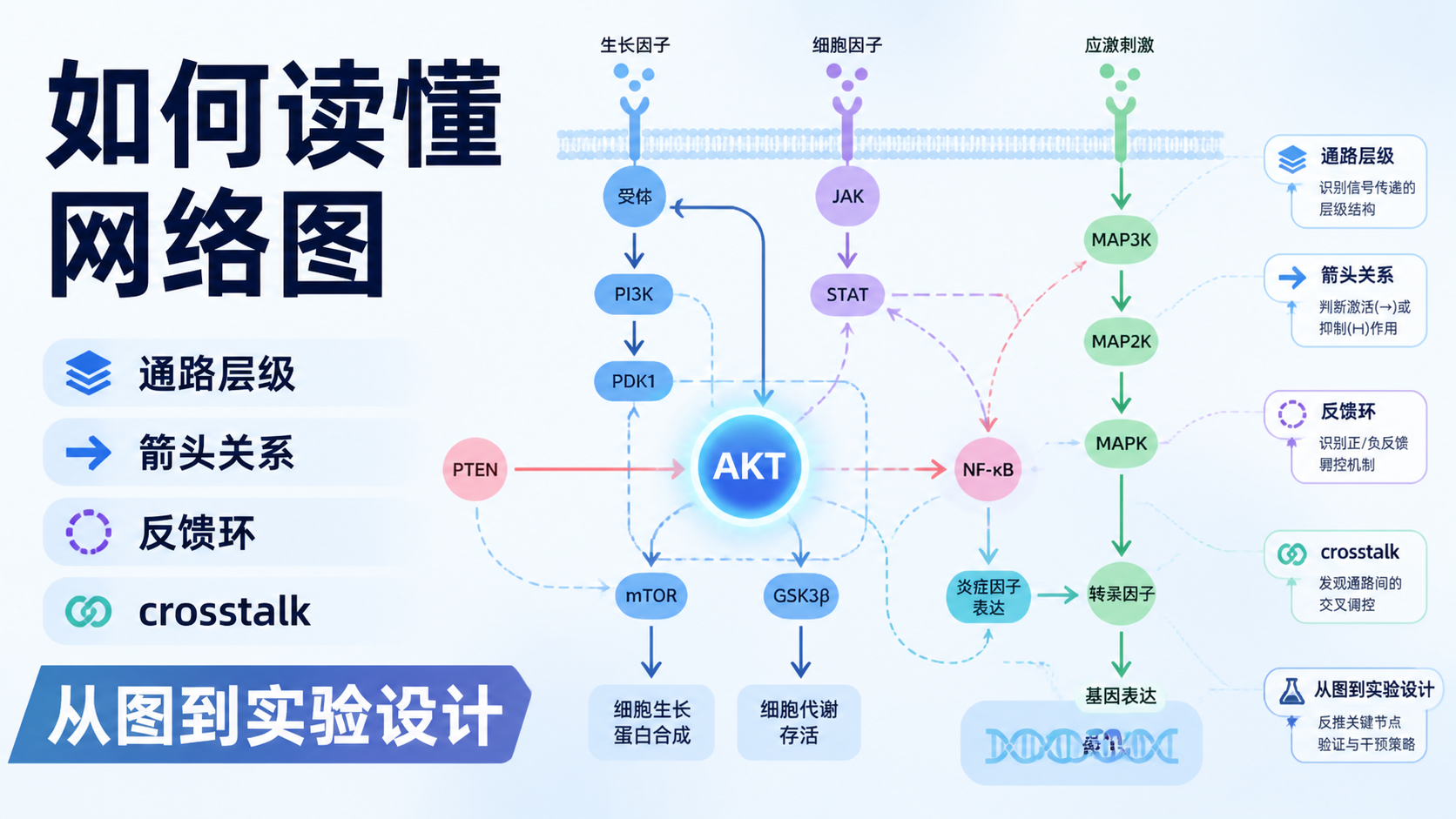 信号通路网络图怎么解读？5个关键要点