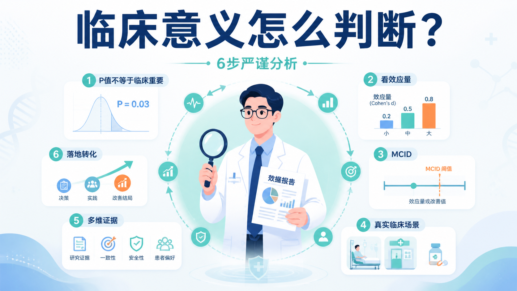临床意义怎么判断？6步严谨分析
