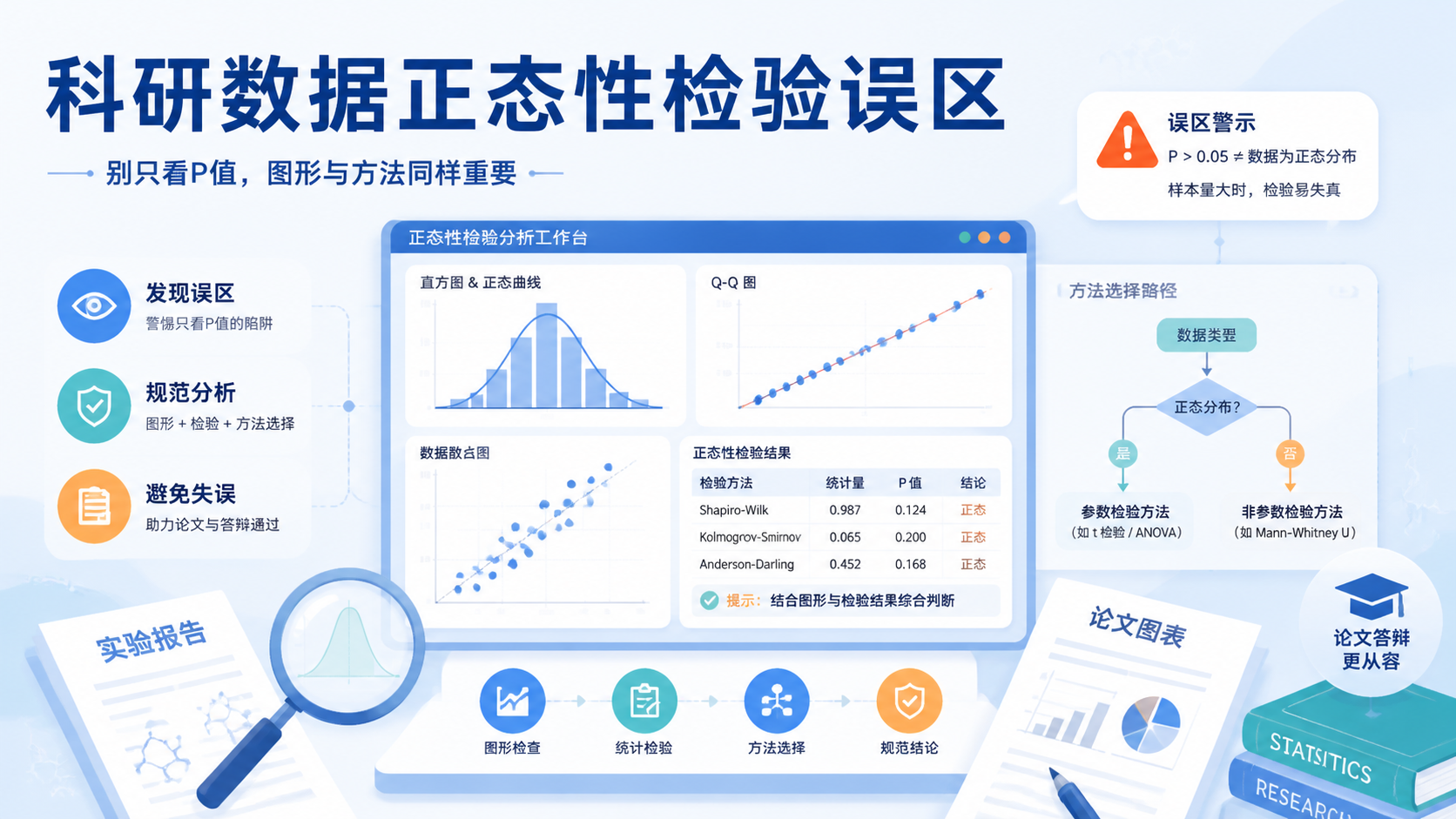 科研数据正态性检验常见误区有哪些？