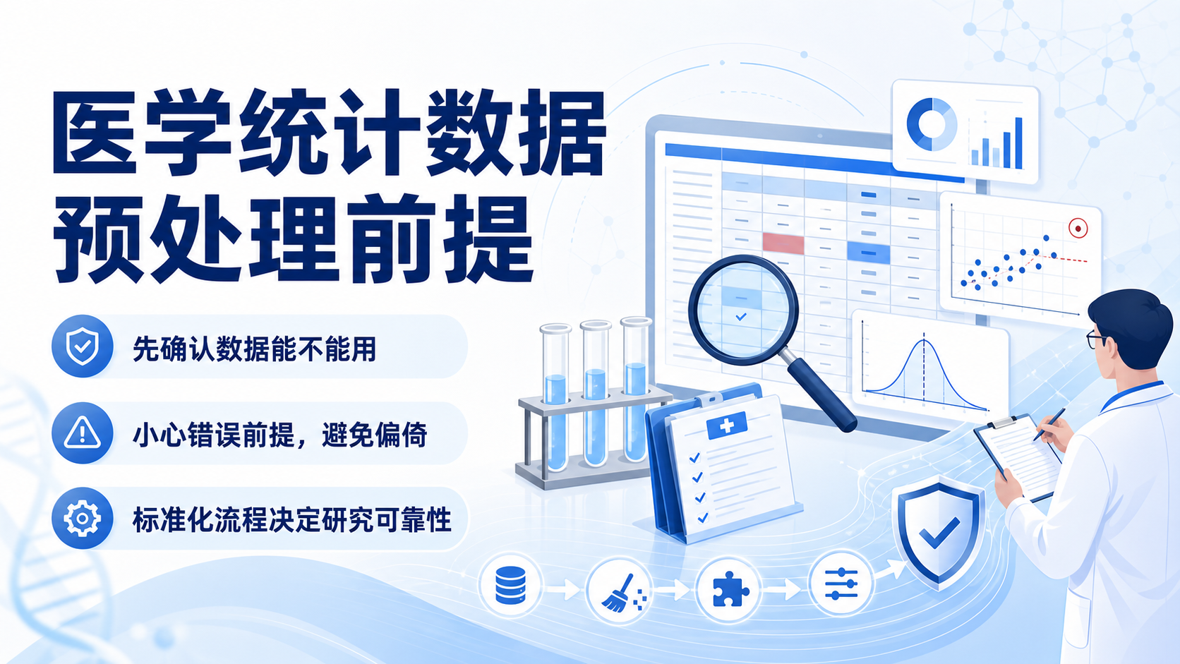 医学统计数据预处理前提为什么重要？