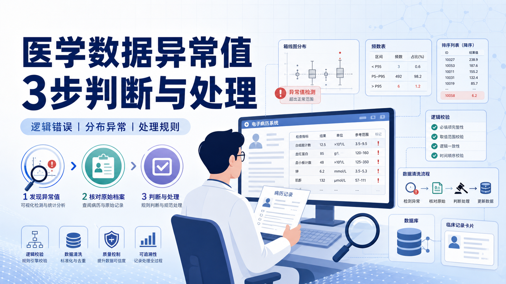 医学数据异常值怎么判定？3步精准分析