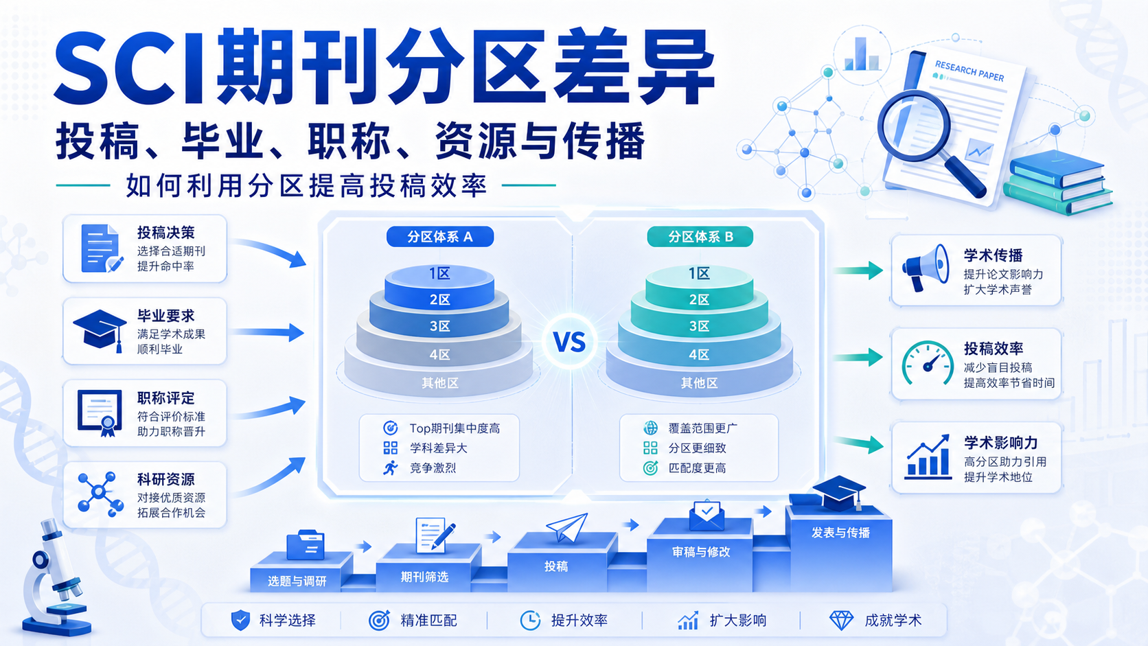 为什么SCI期刊分区差异这么重要？6点说明
