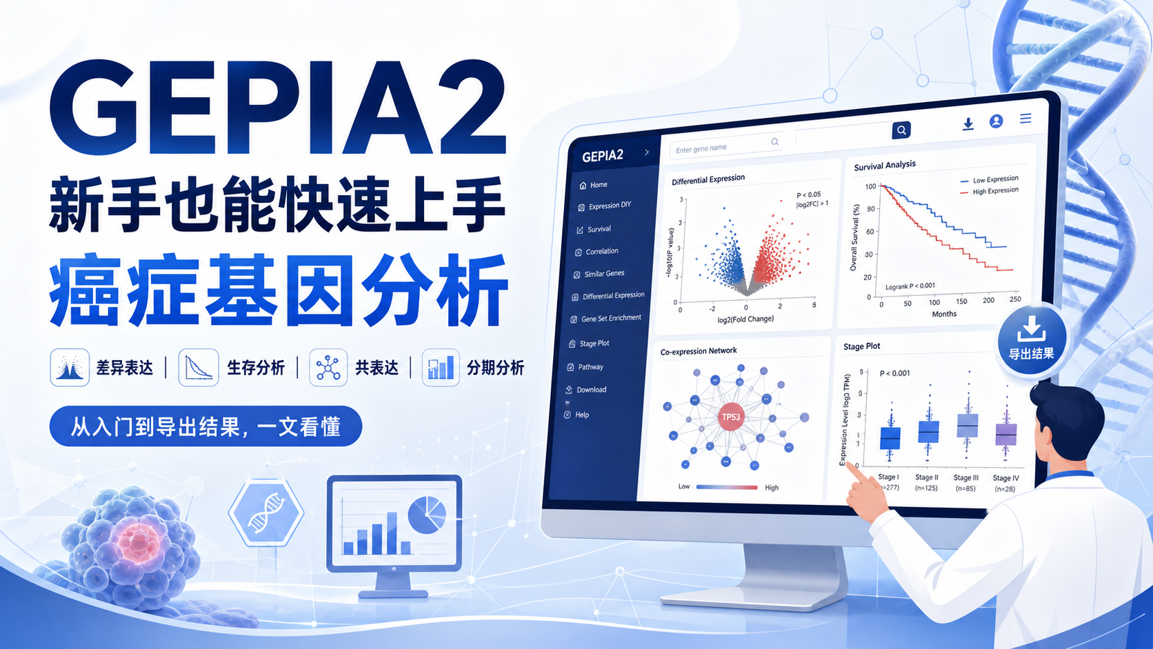 Gepia2数据库怎么用？3步入门指南