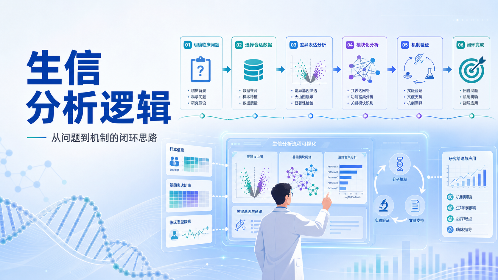 生信分析逻辑拆解:差异分析到机制验证-生信-资讯-解螺旋