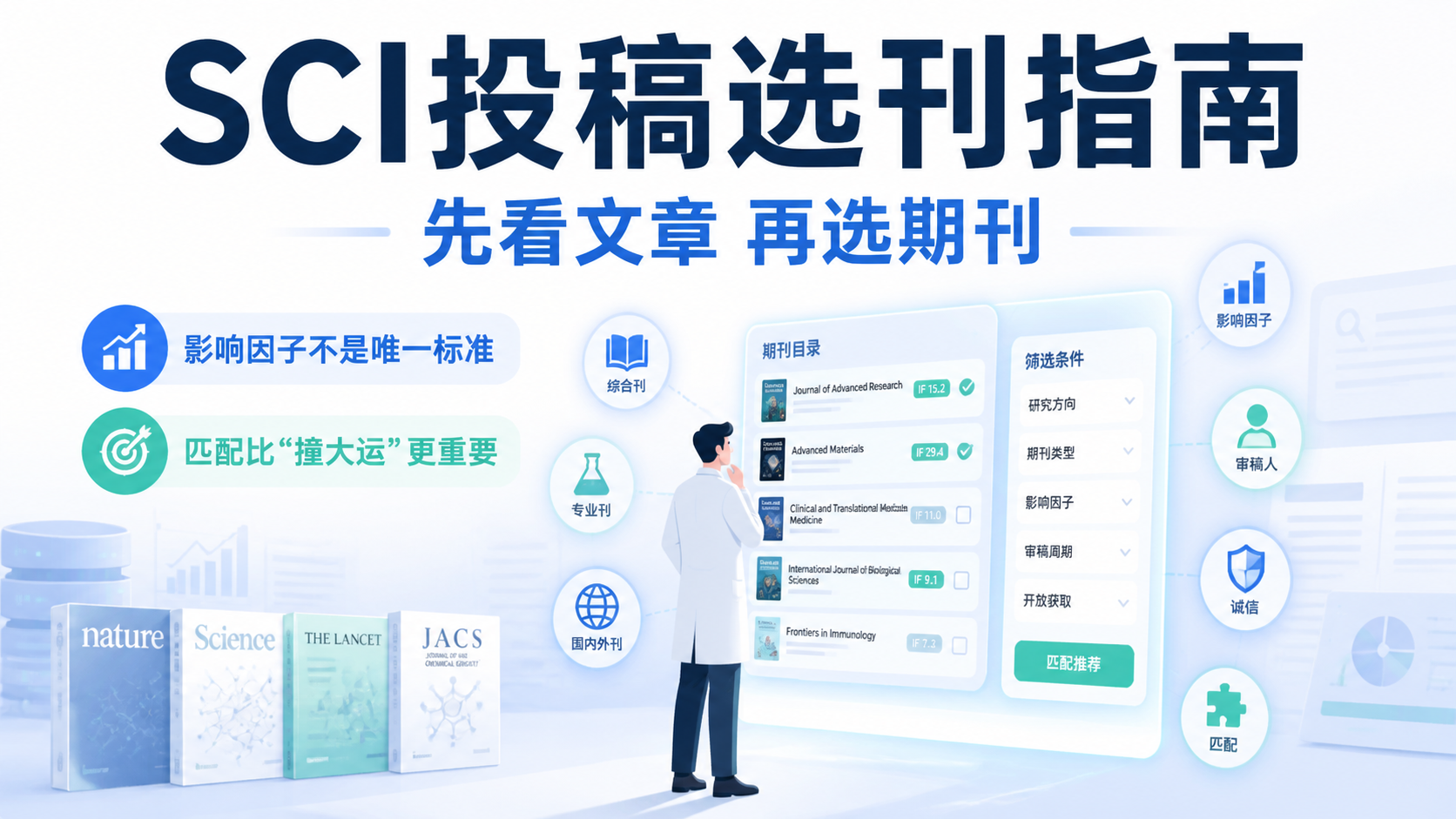 精神科SCI期刊怎么选？3个关键标准