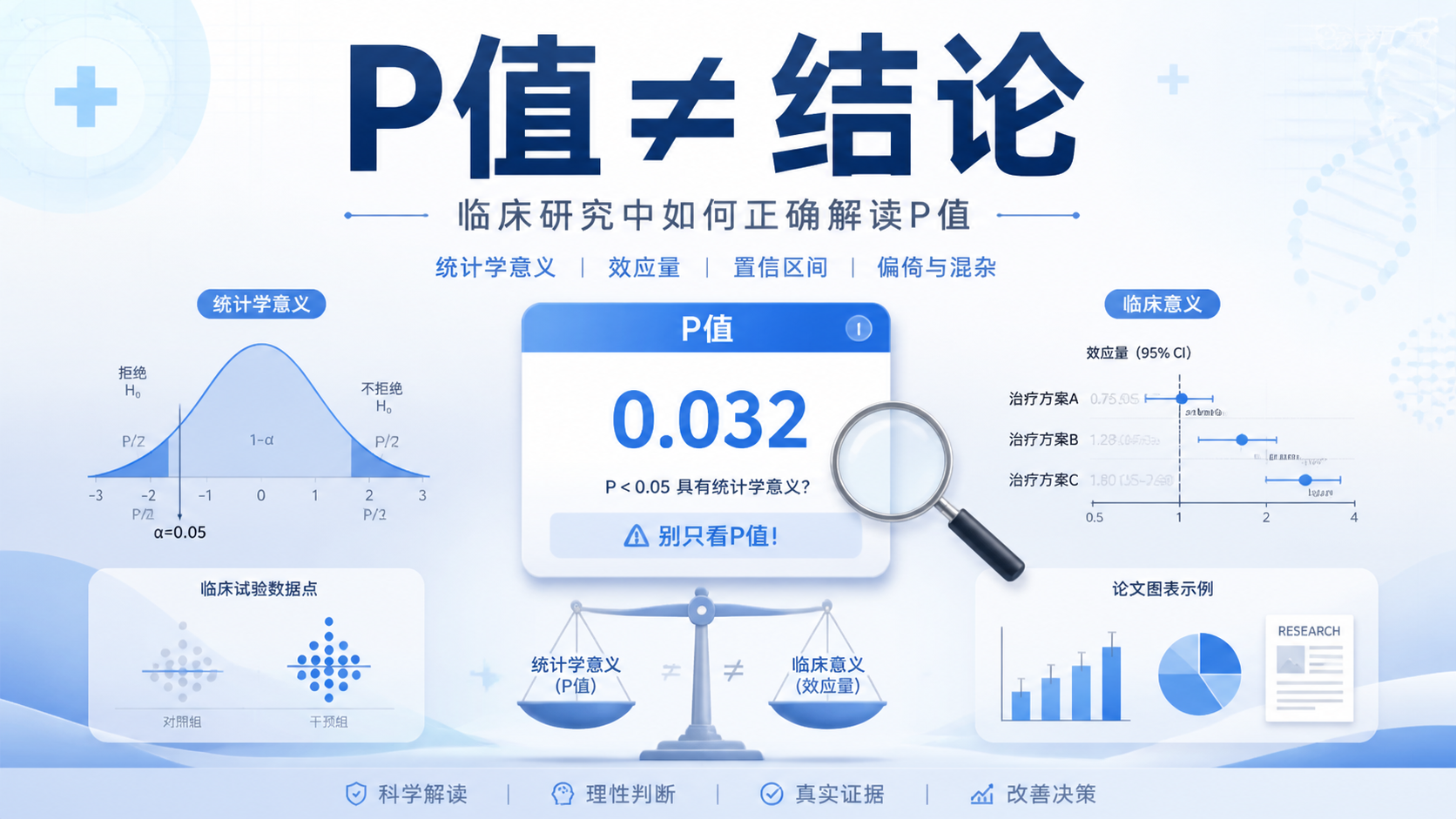 P值有统计学意义如何严谨解读？3点