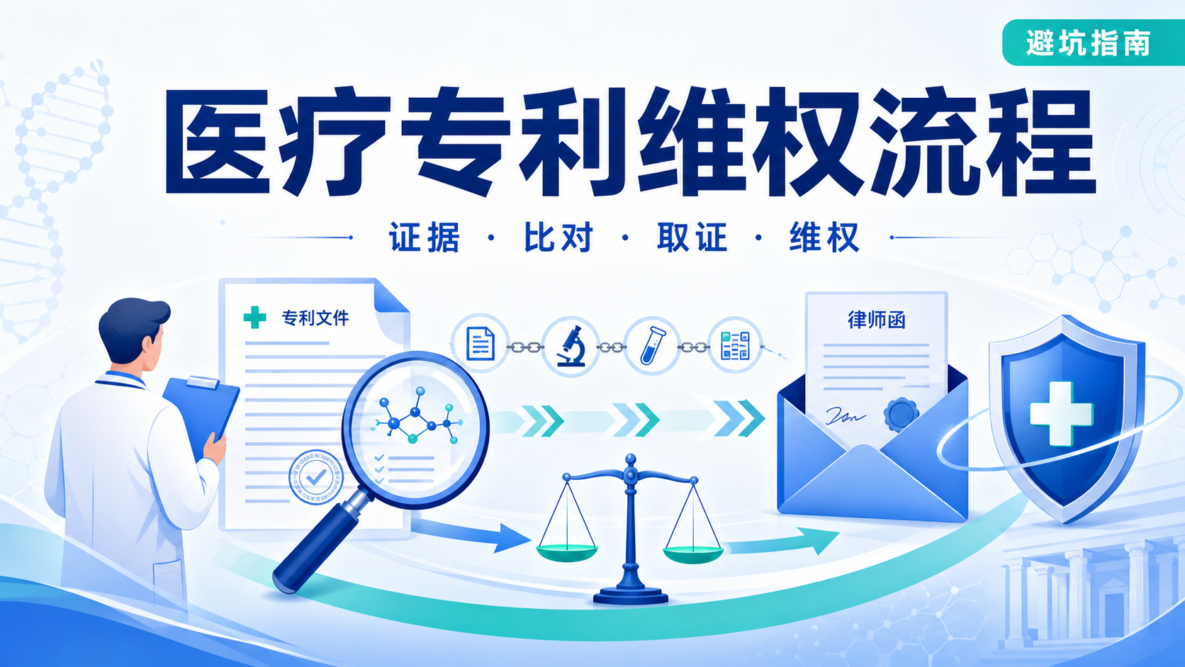 医疗专利维权流程怎么做?4类证据最关键