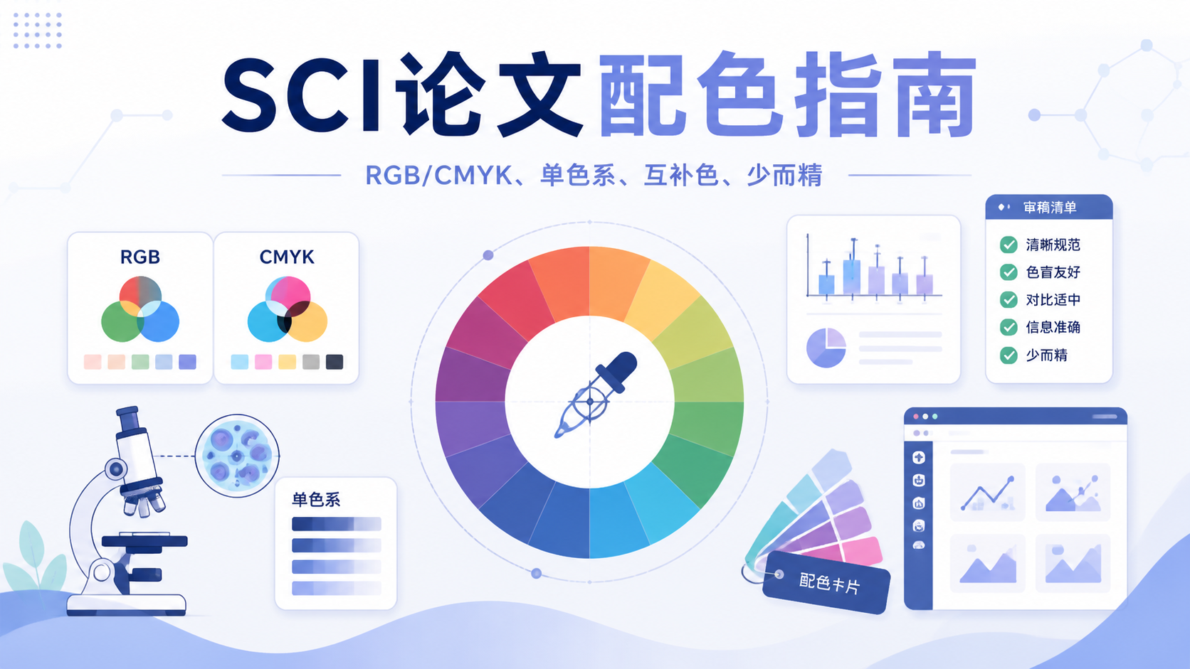 SCI配色标准怎么选？3大严谨技巧解析