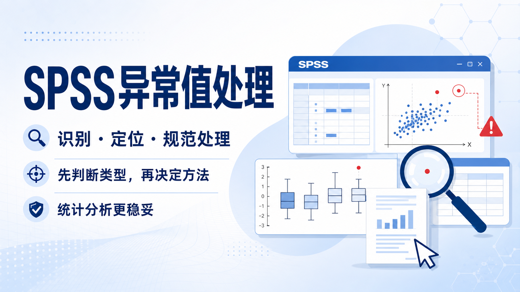 如何高效做异常值SPSS处理？4步讲清