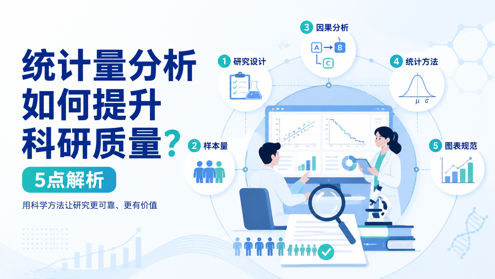 统计量分析如何提升科研质量？5点解析