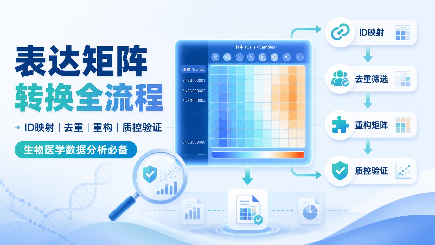 如何做好表达矩阵转换？4步实操