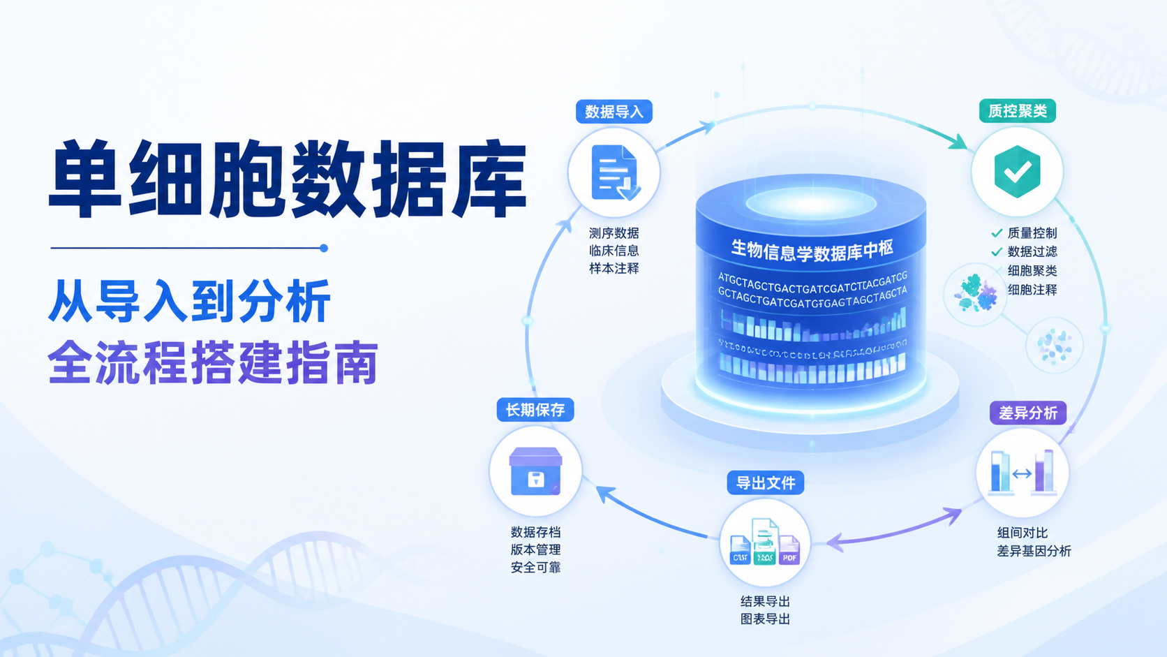转录组数据库：3步构建高效分析框架